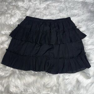 TCEC tiered chiffon ruffle skirt Size M CB151